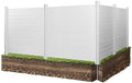 VEVOR Outdoor Privacy Screens 50" W x 50" H 4-Panel Air Conditioner Fence by VEVOR
