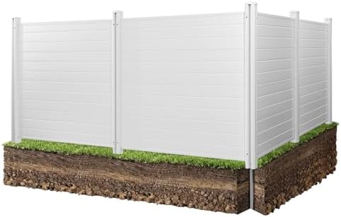 VEVOR Outdoor Privacy Screens 50" W x 50" H 4-Panel Air Conditioner Fence by VEVOR
