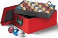 HOLDN’ STORAGE Christmas Ornament Storage Container Box with Dividers – Convenient Durable 2 Individual Removable Trays Fits Up to 48-3” Ornaments. by HOLDN%E2%80%99STORAGE
