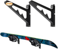 Poskad Snowboard Wall Mount Display Rack,Adjustable Storage Layers Space Saving Design,Home and Garage SKi Board Storage. by Poskad