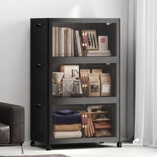 UAMFURI Stackable Storage Bins with Lids, 330QT Lockable Storage Cabinet by UAMFURIDirect