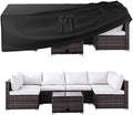 Ruimoy Patio Furniture Covers, Outdoor Furniture Cover Waterproof, General Purpose, Outside Table and Chair Covers, Heavy Duty 600D (98 Inch L x 78 Inch W x 32 Inch H) by Ruimoy