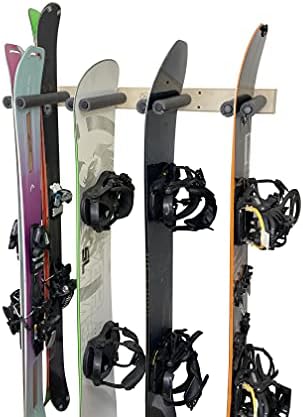 Pro Board Racks Snowboard Ski Wall Mounted Storage Rack (holds 4 boards) by Pro+Board+Racks