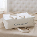 Cuddledown Bedding Storage Bag | 100% Cotton Canvas | Suitcase Style | Stores Sheets, Blankets, Comforters | Small by CuddledownDirect