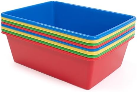 Humble Crew Plastic Storage Bins for Kids, Large Removable Toy Organizer - Image 2