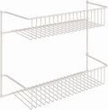 ClosetMaid 8002 2-Tier Wall Rack, 12-Inch Wide, White (Pack of 6) by Unknown