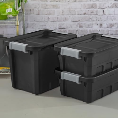 Sterilite Stacker Tote with Latching Lids for Garage, 7.5 Gallon, 24-Pack - Image 5