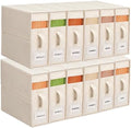 Cotton Linen Sheet Organizers and Storage, 12Pack Off-White by ZenStorage