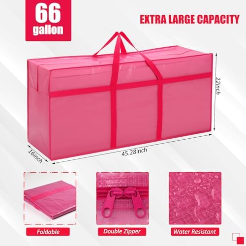4 Pcs 66 Gallon Extra Large Moving Bags Heavy Duty Storage Bag - Image 2