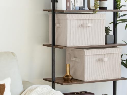 StorageWorks Fabric Storage Bins with Lids, Closet Storage Bins - Image 6