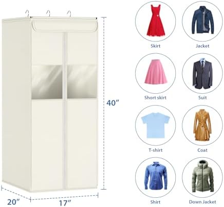 Zilink Suit Bags for Closet Storage Clothing Storage Bags 40 in, 2 Pack - Image 4