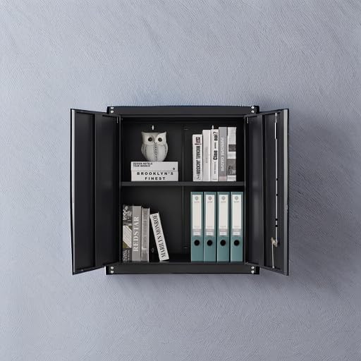 GREATMEET Locking Metal Garage Wall Cabinet with Doors and Shelf - Image 5