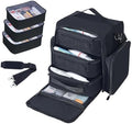 Large Makeup Bag Organizer with 3 Inner Removable Pouches,Black by Unknown