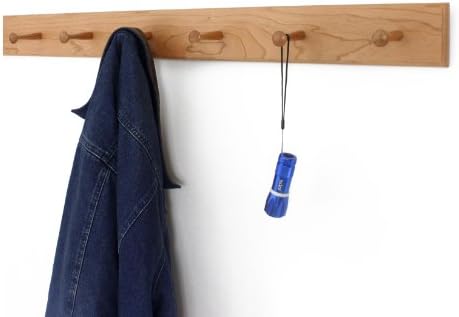Solid Cherry Shaker Peg Racks (Natural, 35" x 3.5" with 6 pegs) - Image 2