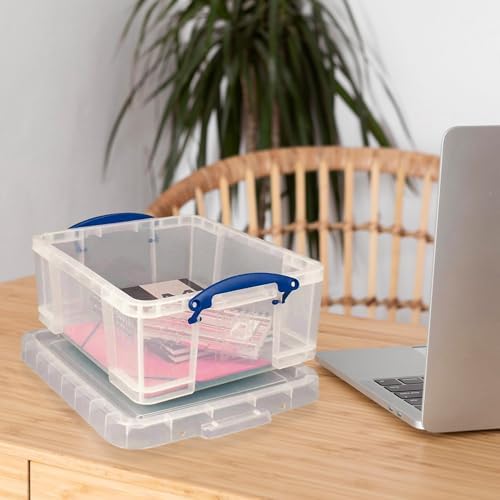 Really Useful Box 17L Plastic Storage Bins, 4 Pack - Image 6