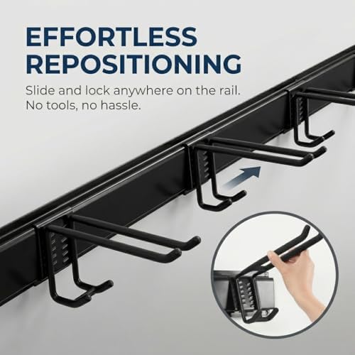 Aking Ace 96-Inch Heavy Duty Wall Mount Garden Tool Organizer for Garage - Image 3