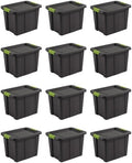 Sterilite Latching Tuff1 Tote Containers w/Lids, 18 Gallon, 12-Pack by Sterilite