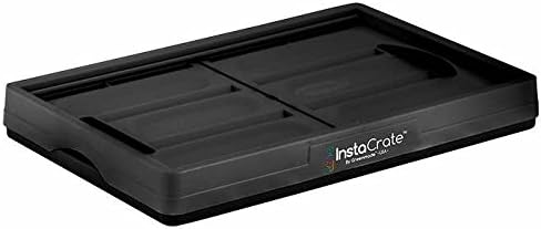 3-pack Instacrate Collapsible 12-gallon Storage Bin for Easy Storage (Black) - Image 2