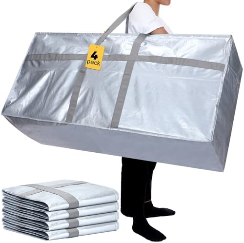 4 Pcs 96 Gallon Extra Large Moving Bags Heavy Duty Storage Bag - Image 2