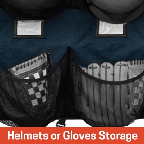 VISEMAN Hanging Helmet Bag for Baseball Softball Dugout Organizer for 15 Players Helmets Gloves Balls Organize Storage - Image 6