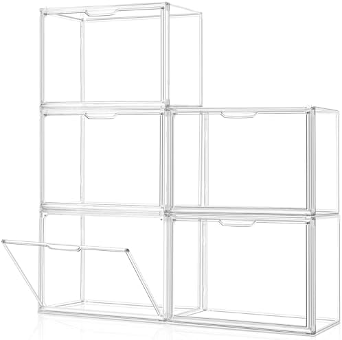 starogegc Purse Organizer for Closet, Clear Acrylic Display Case, 5Pack by STAROGEGC