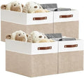 DECOMOMO Kallax Storage Cubes, Storage Baskets for Shelves 4-Pack by DECOMOMO