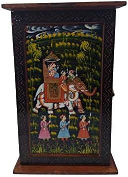 India Meets India Handicraft Letter Holder,Wall Key Hook Coat Hanger Key Rack Organizer. Best Gifting Made by Awarded Indian Artisan by IndiaMeetsIndia