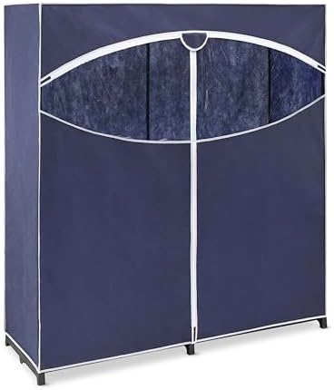 Whitmor Extra-Wide Portable Clothes Closet - 60 Inches Wide - Store Seasonal Clothing - Blue by Whitmor