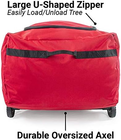 EZ Roller 9 Foot Christmas Tree Storage Bag with Wheels, Rolling Duffle Bag - Image 5
