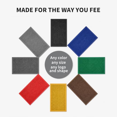 Personalized Rugs for Business, 3X 9FT Anti-Slip Rubber Bottom Mats Logo Text Customizable Floor Doormats Welcome Entryway Carpets Commercial Building Entry Rug with Number Address - Image 2
