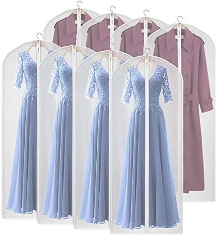 Garment Bags Dress Bag for Storage Dust-Proof Suit Protector Cover Bag with Zipper for Long Dresses, Suit, Coat Closet Clothes Storage, Set of 20 - Image 3
