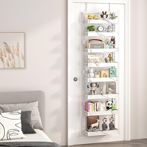BUKFEN Over the Door Pantry Organizer, 2-IN-1 Door & Wall Mount Spice Rack - Image 5
