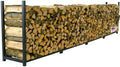 Woodhaven 16-Foot Firewood Rack – Made in USA – 1 Cord Raised Lumber Storage Rack – Keeps Wood Dry & Ready – Heavy-Duty Steel, Lifetime Structural Warranty (Without Cover) by Woodhaven