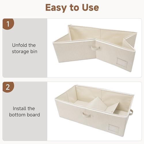StorageWorks 10 Inch Tall Under Bed Storage Containers with Clear Lid - Image 7