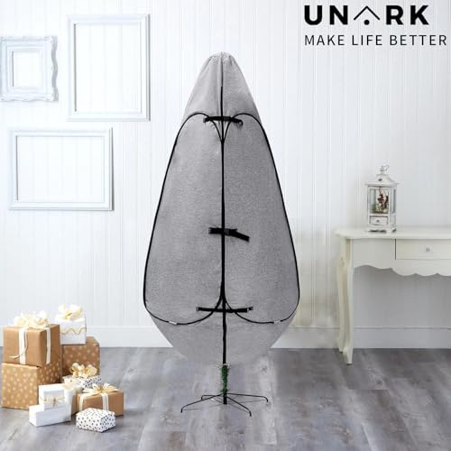 Christmas Tree Bag 9 Ft Large Christmas Tree Storage Bag 9 Foot Tree, Christmas Tree Cover For Upright Storage with Reinforced Handles - Image 4