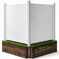 VEVOR Outdoor Privacy Screens 50" W x 50" H 2-Panel Air Conditioner Fence by VEVOR