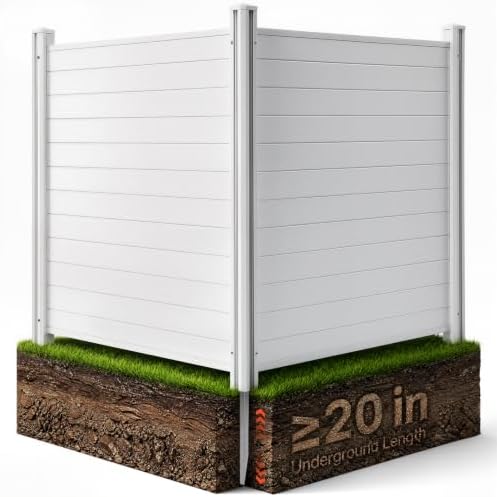 VEVOR Outdoor Privacy Screens 50" W x 50" H 2-Panel Air Conditioner Fence by VEVOR