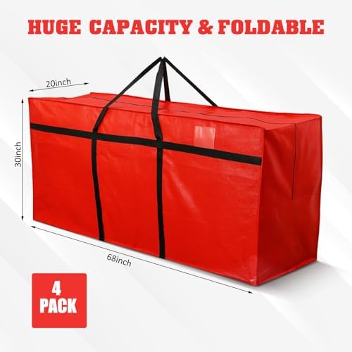 4 Pcs 176 Gallon Extra Large Moving Bags Heavy Duty Storage Bag - Image 2