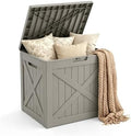 Mars Villa Deck Box, Waterproof Outdoor Storage Box, 31 Gallon, Grey by MarsVilla