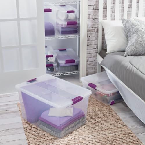 Sterilite ClearView Latch Boxes, Storage Bins with Lids, 66 Quart, 18-Pack - Image 5