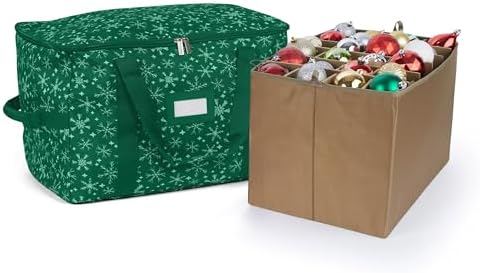 Covermates Adjustable Ornament Storage Bag, 19.25" W x 13" D x 12.5" H by Covermates