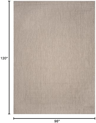 SAFAVIEH Courtyard Outdoor Area Rug 8x10, Large Beige & Brown CY8521-36312 - Image 2