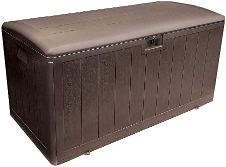 Plastic Development Group Outdoor Deck Box, Soft Close Lid, Java, 105 Gal by PlasticDevelopmentGroup