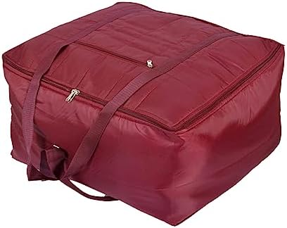ANKIT INTERNATIONAL Multi-Purpose Storage Bag Light Weighted/Moisture Proof Parachute Jumbo Storage Bag for Clothes & Bedding Storage-Maroon - Image 2