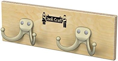 Jonti-Craft 0756JC Wall Mount Coat Rail, 2 Hooks - Image 4