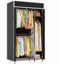 Metal Wardrobe Rack 720LBS Portable Closet Organizer with Cover by Unknown