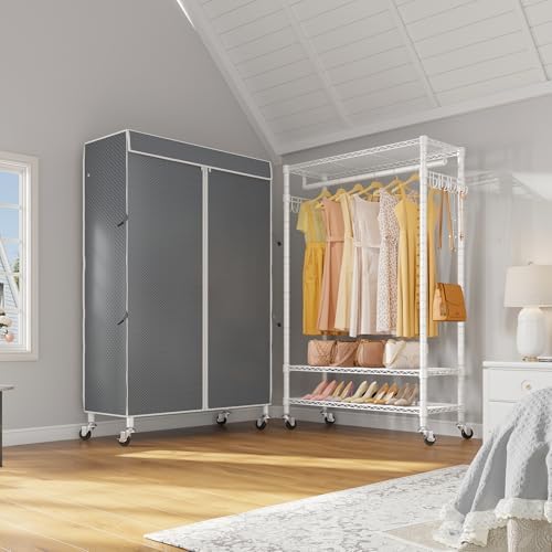 VIPEK R3C Covered Clothing Rack for Hanging Clothes Rolling Closet - Image 4