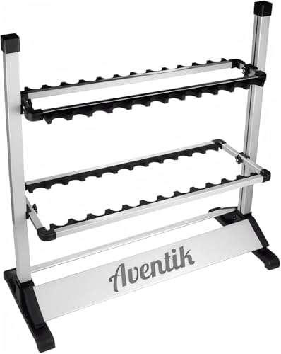 Aventik Aluminum Fishing Rod Rack 24 Rod Stand by AVENTIKEUPHENG