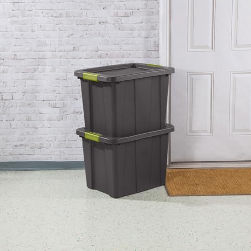 Sterilite Latching Tuff1 Tote Containers w/Lids, 18 Gallon, 18-Pack - Image 4