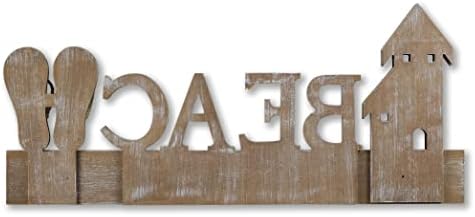 SAILINGSTORY Beach Sign Coat Rack Wall Mounted Coat Hanger Beach Decor - Image 5